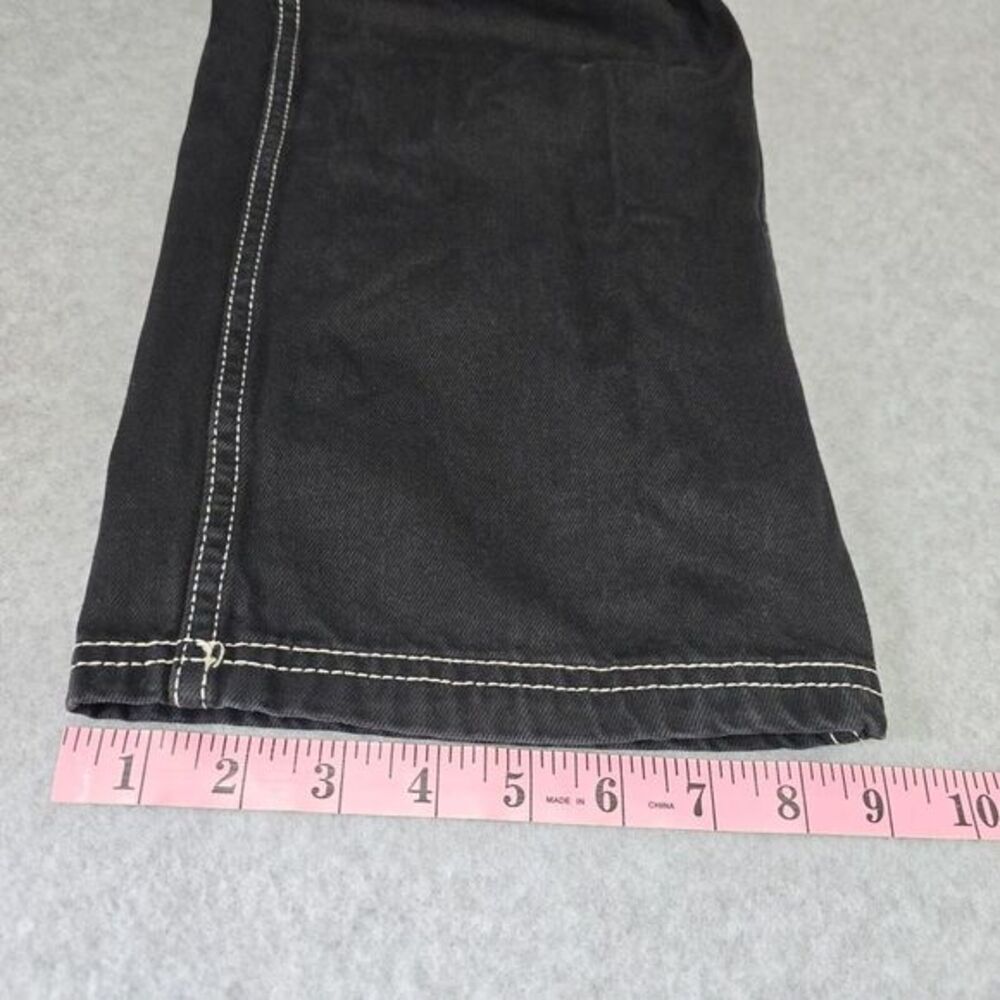BDG Urban Outfitters Jeans Womens 27 X 29 Black Denim Skate Wide Leg Carpenter - Picture 9 of 13